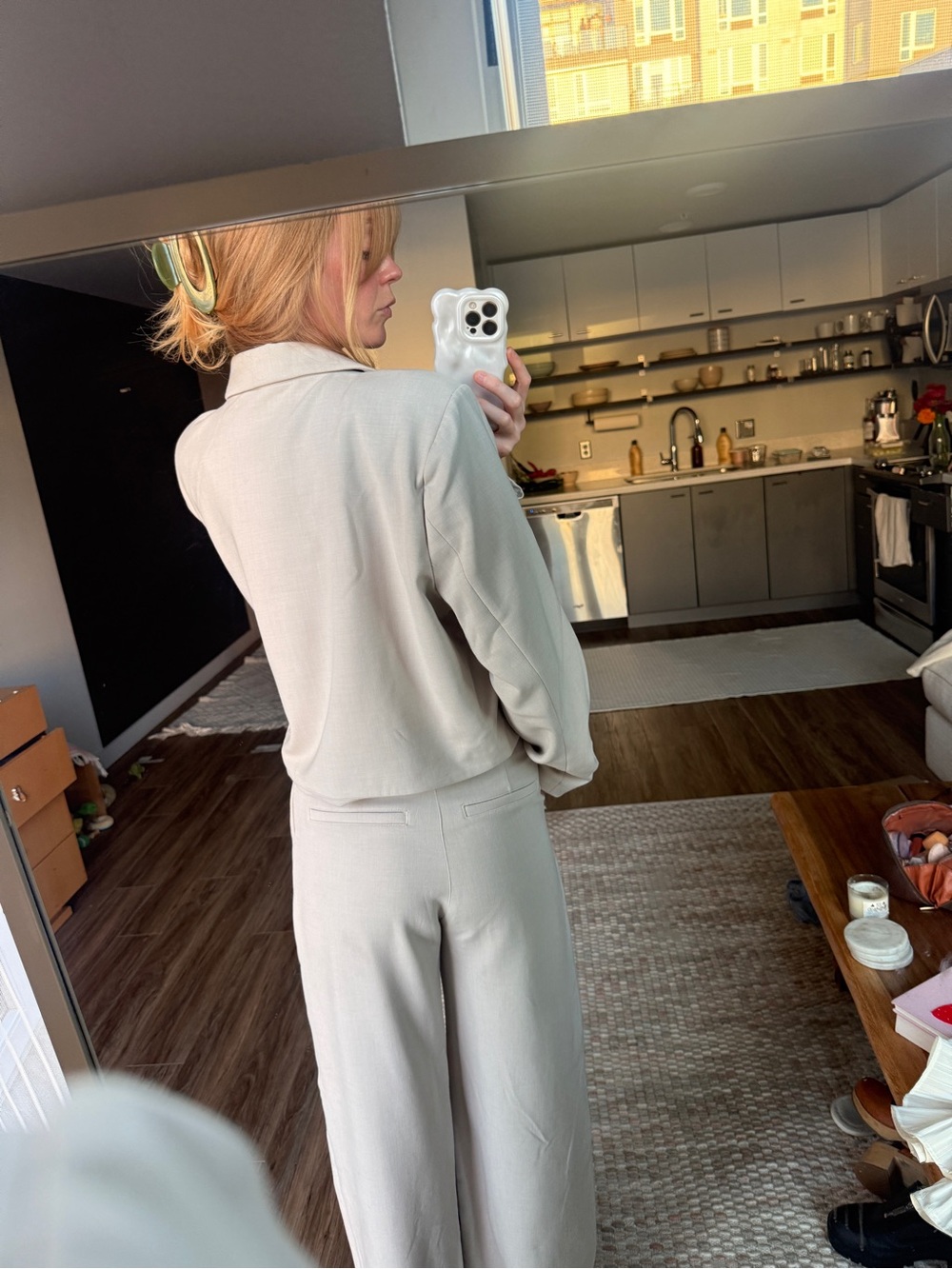Tailored Linen Suit Set - Picture 3 of 5